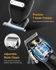 YiLFo Hair Clippers Men, Beard